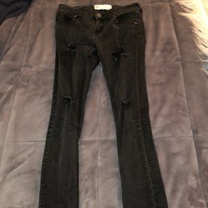 Black ripped RSQ jeans